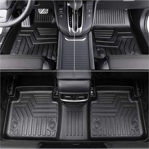 Sportage Floor Mat - All Weather Waterproof Durable Anti-Slip Odorless TPE Front and Rear Row Set Custom-Fit High-Raised Lip Floor Liner Compatible with 2010-2016 KIA Sportage in Saudi Arabia