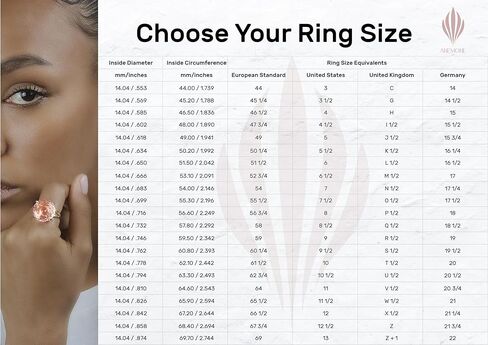 خاتم كوارتز - خاتم أنيق للنساء - خاتم كريستال مصنوع يدويًا - مجوهرات حرفية بحجم قابل للتخصيص مع صندوق فاخر in Kuwait