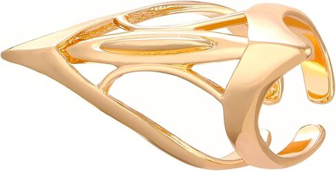 Full Finger Armor Knuckle Rings for Women Dainty Gold Rings Hollow Vintage Full Finger Statement Jewelry for Women Gift in Kuwait