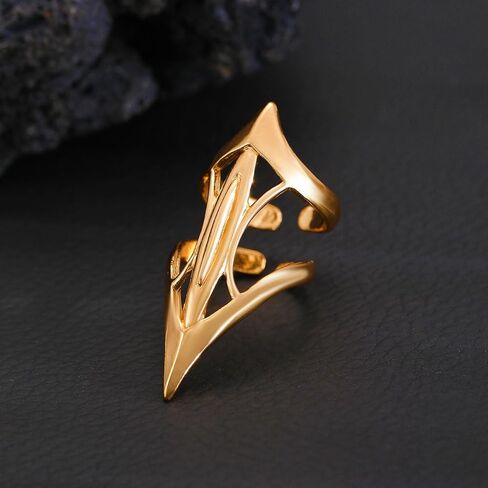 Full Finger Armor Knuckle Rings for Women Dainty Gold Rings Hollow Vintage Full Finger Statement Jewelry for Women Gift in Saudi Arabia