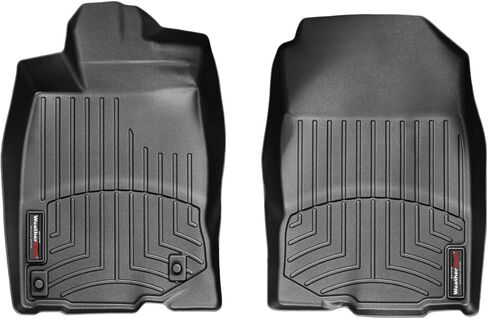 بطانات أرضية مخصصة من WeatherTech لسيارة Honda CR-Z - الصف الأول (443351)، أسود in Saudi Arabia