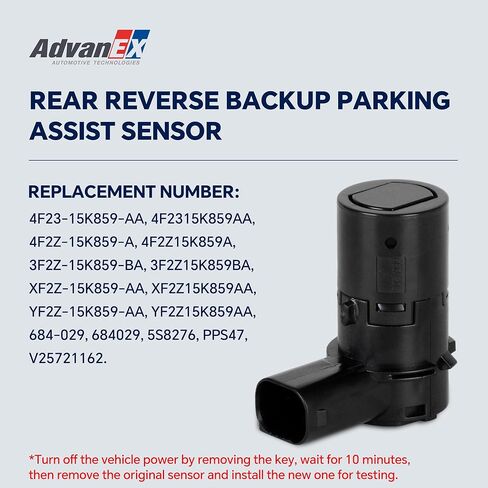 4Pcs 3F2Z-15K859-BA Rear Reverse Backup Parking Assist Sensor Compatible with FORD E-150/F-150/F-250/Explorer LINCOLN Mark LT MERCURY Mountaineer Replace 4F23-15K859-AA 4F2Z-15K859-A in Saudi Arabia