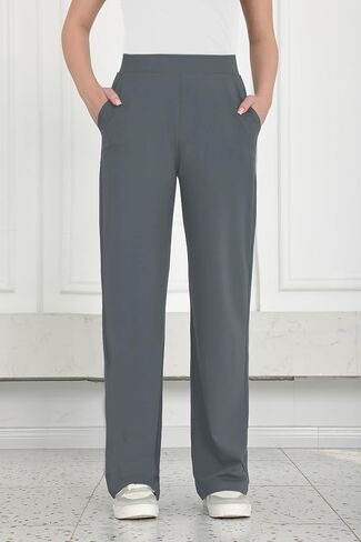 Dress Pants for Work, High Waist Tummy Control Office Trousers, Comfortable Stretch Business Pants for Women in Saudi Arabia