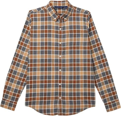 Janie and Jack Boys' Twill Plaid Woven Top (Toddler/Little Kid/Big Kid) in Saudi Arabia