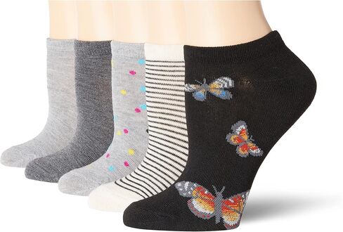 Hot Sox womens Hsw30025pk-web Socks, Multi-colored, 4-10.5 US in Saudi Arabia