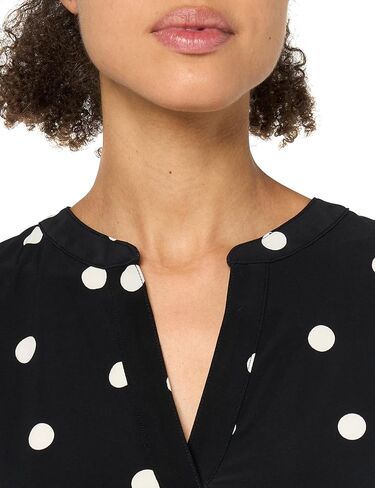 Anne Klein Women's Anne Klein Women's Long Sleeve Polka Dot Top in Saudi Arabia