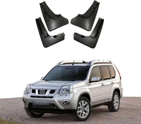 متوافق مع Nissan X-Trail T31 2008-2013، 4 قطع من واقيات الطين المقاومة للرمل وأغطية الطين للعجلات الأمامية والخلفية وملحقات واقيات الطين in Kuwait