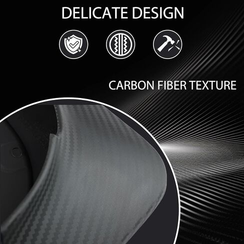 XUKEY 2025 New Tesla Model Y Juniper Mud Flaps All Weather Refresh Mud Guards Body Kits for Model Y 2025 2026 Accessories Fender Tire Protector Rear Front No Drilling Required, Carbon Fiber (Set of 4) in Saudi Arabia