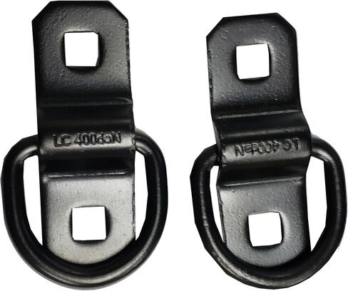Everest Black Flip Anchor 2 Pack D Rings Tie Down Anchors Hooks Tie Down D Rings Trailer Anchor Lashing Rings for RV SUV Car Boats Motorcycles Surface Cargo Trailers Vans Trucks Mount in Saudi Arabia