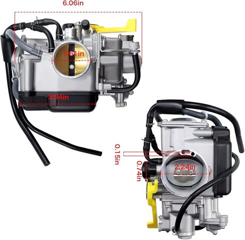 المكربن لهوندا Sportrax TRX400 2001-2015 Sportrax 400 TRX400EX 2x4 1999-2008 TRX400X 2009-2014 FourTrax TRX400 1999-2000 Carb 16100-HN1-A43 16100-HN1-013 in Kuwait