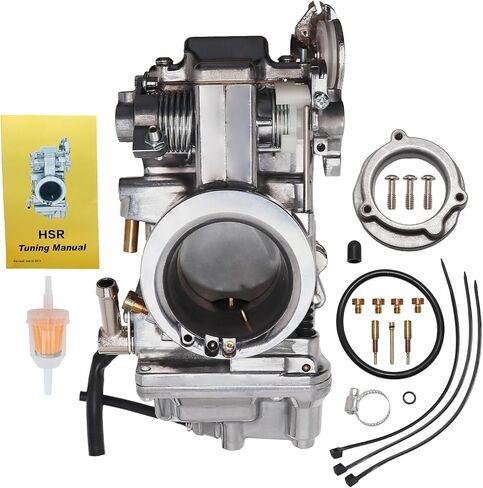 Carburetor for Mikuni HSR 42MM HSR42 HD Sportster EVO Big Twin Cam Softail Dyna Electra Super Wide Glide Road King Low Rider TM42-6 Carb in Kuwait