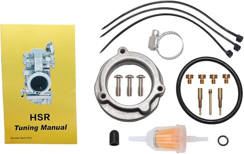 Carburetor for Mikuni HSR 42MM HSR42 HD Sportster EVO Big Twin Cam Softail Dyna Electra Super Wide Glide Road King Low Rider TM42-6 Carb in Kuwait