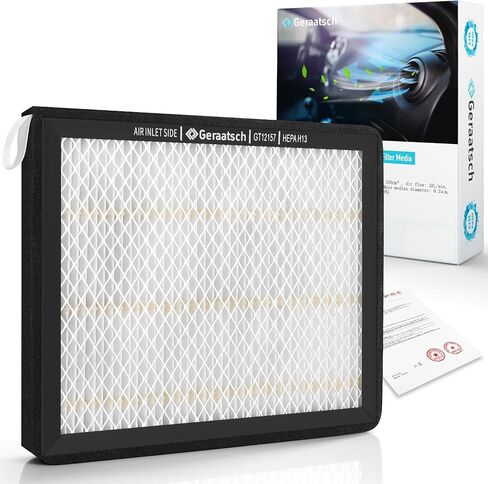 HEPA Cabin Air Filter with Activated Carbon Bean,Tested 99.95% Filtration, Zero deformation,CF12157 for Camry,Corolla,Avalon,Prius, Highlander,Sienna,Venza;Lexus NX,ES,TX;Mazda CX9 in Saudi Arabia
