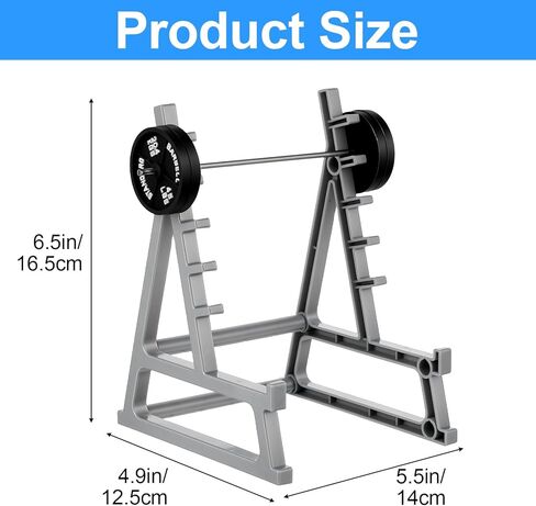 Squat Rack Pen Holder, Weight Rack Pen Holder for Desk Gym-Themed Office Desk Organizer, Mini Weight Racks Pencil Holders and Phone Stand for Fitness Lovers in Saudi Arabia