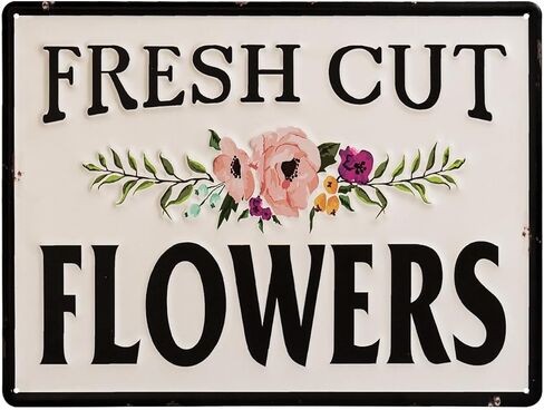 ديكور جداري على شكل زهور مقطوعة حديثًا، مقاس 15.7 × 11.8 بوصة، فن جداري من الزهور المعدنية، سوق الزهور في الهواء الطلق، سياج حديقة، فناء، ديكورات الشرفة للمنزل in Kuwait