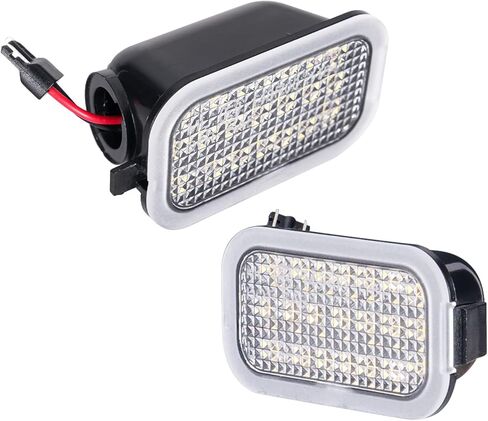 أضواء تحت المرآة تناسب 2007-2014 Chevy Tahoe Suburban، GMC Yukon، Avalanche، Escalade LED Mirror Puddle Lamp يناسب 2009-2013 Silverado Sierra 2500HD/3500HD (الضوء الأبيض لـ 2007-2014) in Kuwait