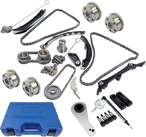 Timing Kit & Tool & VVT Phasers Replacement for 2013-2023 Maserati Quattroporte Ghibli Levante 3.0L V6 323513 299481 339038 276590 900028263 900028363 275555 336070 M156B C D in Saudi Arabia