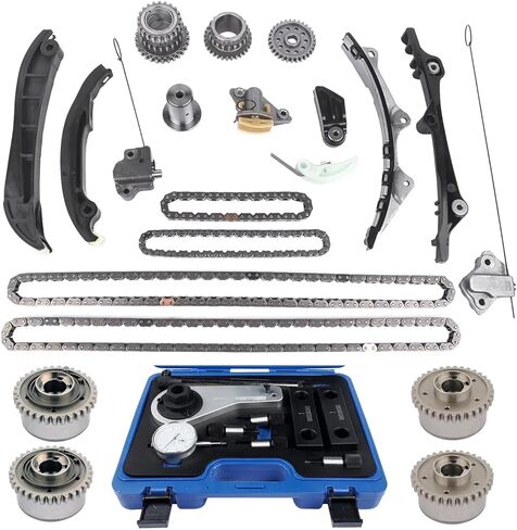 Timing Kit & Tool & VVT Phasers Replacement for 2013-2023 Maserati Quattroporte Ghibli Levante 3.0L V6 323513 299481 339038 276590 900028263 900028363 275555 336070 M156B C D in Saudi Arabia