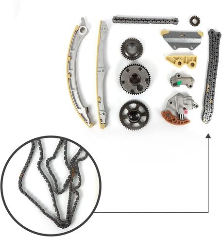 2.4L مجموعة سلسلة التوقيت استبدال أداة ضبط عمود الحدبات لهوندا أكورا ILX أكورد سيفيك كروس تور CR-V 2.4L L4 2008-2015 مجموعة سلسلة توقيت السيارات مع VVT in Kuwait