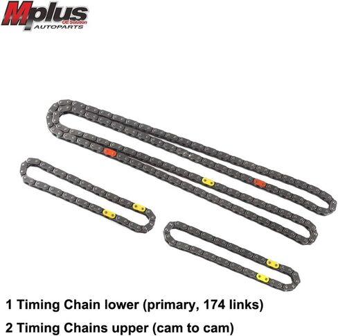 MPLUS Timing Chain Kit 9-4217S Replaces 03-09 for Toyota 4Runner / 07-09 for Toyota FJ Cruiser / 05-12 for Toyota Tacoma / 05-10 for Toyota Tundra 4.0L V6 DOHC 1GRFE in Saudi Arabia