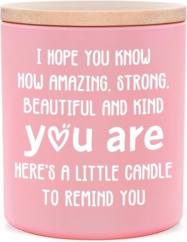 Inspirational Gifts for Women, You are Amazing Candle 10Oz, Encouragement Cheer Up Gifts for Women Friends on Birthday, Get Well Cancer Care Gift, Soy Wax Scented Candle in Kuwait