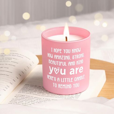 Inspirational Gifts for Women, You are Amazing Candle 10Oz, Encouragement Cheer Up Gifts for Women Friends on Birthday, Get Well Cancer Care Gift, Soy Wax Scented Candle in Kuwait