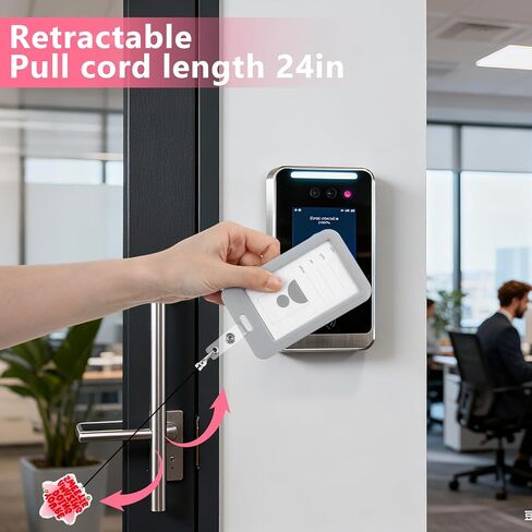 Ouligay مضحك ممرضة شارة بكرة لطيف شارة بكرة مع مشبك قابل للسحب حامل بطاقة الهوية للنساء فتاة كنت تفعل حبيبتي مذهلة، عامل طبي معلم طبيب الهدايا الوردي in Kuwait