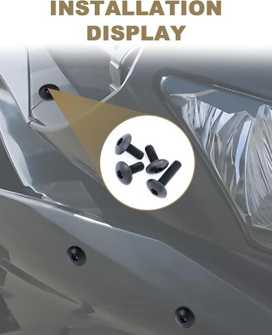 Full Sets Fairing Bolts Kit Compatible with YZF-R6 2006-2007 YZF R6 Complete Fairing Cowling Screws Mounting Bolt Cowling Screw Nut Fasteners Accessories in Kuwait