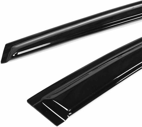 Window Deflector Tape-on Fit for 2002 2003 2004 2005 2006 2007 2008 A-u-di A4/S4/Rs4 Sedan Window Visor Rain Guard Dark Smoke in Saudi Arabia