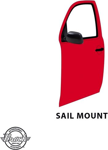 Manual Mirror for 1989-1995 Pickup w/o Vent Window Sail Mounted 8794089147 Set TO1320112 in Saudi Arabia