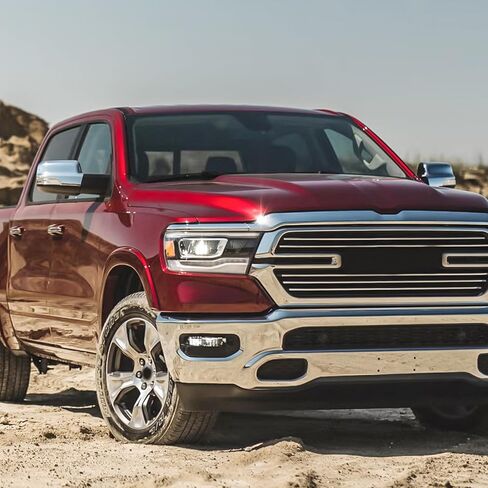 Side Mirror Covers for Dodge Ram 1500 2019-2025 Self-Adhesive Side Mirror Caps(Chrome) in Saudi Arabia