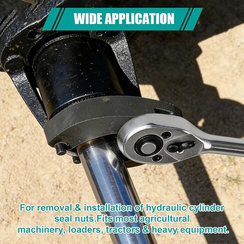 Gland Nut Wrench, Adjustable Hydraulic Cylinder Spanner, 1266 & 7463, Spanner Wrench for Farm & Construction Equipment in Kuwait