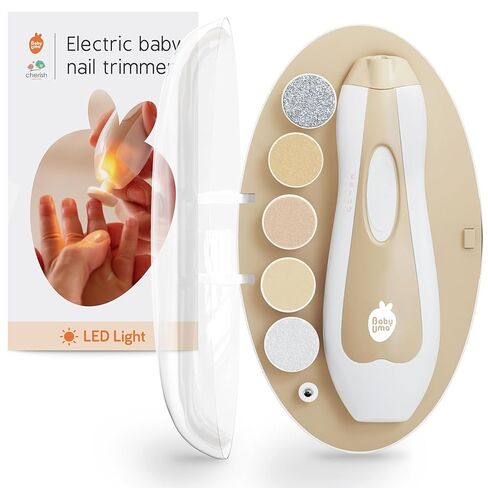 وسادات حفظ بديلة لأداة تشذيب أظافر الأطفال الكهربائية من شركة تشيريش بيبي كير - تتضمن 4 أقراص حفظ لحديثي الولادة والأطفال الصغار in Kuwait