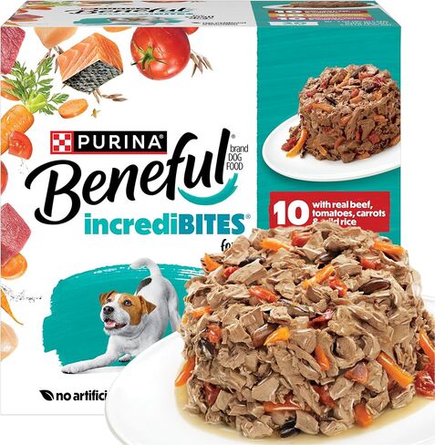 Purina Beneful Small Breed Wet Dog Food Variety Pack, IncrediBites - (2 Packs of 12) 3 oz. Cans in Kuwait