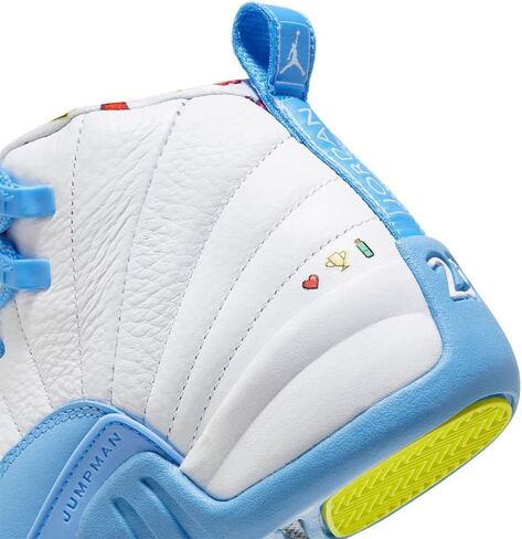Jordan Youth Air 12 GS DQ4365 114 Emoji - Size 6.5Y in Saudi Arabia