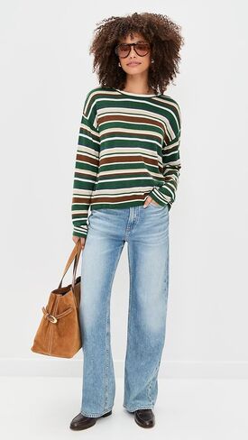 Little Lies Women's Verity Stripe Top in Kuwait