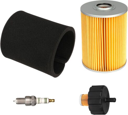 Golf Cart Air Filter,Yamha Air Filter& Pre-Filter Suitable for 1985-1994 Yamaha G2 G9 G11 Gas Golf Cart, Yamaha Tune Up Kit with Spark Plug, Fuel Filter, Replace OEM# JN6-E4450-01/JN6-E4450-00 in Saudi Arabia