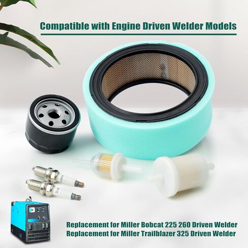 YUXIVCNE 230015 مجموعة مرشح الضبط لاستبدال Miller Bobcat 225 260 لـ Trailblazer 325 محرك مدفوع لحام استبدال 067007 066698 230016 230017 215984 in Saudi Arabia