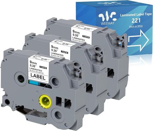 Weemay Compatible 3 Pack TZe-541 Replacement for Brother P-Touch Label Tape 18mm 0.7 Black on Blue 3/4 TZe TZ Tape TZ-541 TZ541 TZe541 for PT-D400AD PT-D610BT PT-D600 PT-D410 Printer, 0.7" x 26.2' in Kuwait