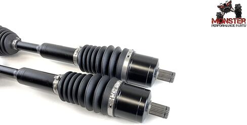 Monster XP Series Front CV Axles for Polaris 1333948 Left & Right RZR 900 50" 55" Trail 900 Telescoping Built Tough 4340 Chromoly Steel Direct Fit Factory Length with 4" of Travel in Saudi Arabia