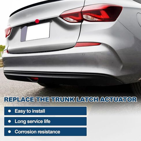 مزلاج صندوق السيارة متوافق مع مشغل Chevy، Impala، Bu1ck Regal، Cruze، Sonic، Malibu، Camaro، Corvette، Allure، Lacrosse، Verano، Cadillac - يستبدل أرقام أجزاء OE 13501988، 940-108، 99905279 in Saudi Arabia