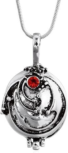Necklace Pendant Silver Plated Vampire Locket Diaries Necklace in Saudi Arabia