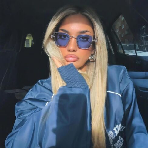 90s Sunglasses for Women and Men, Retro Narrow Rhombus Sunnies Auralyn in Saudi Arabia