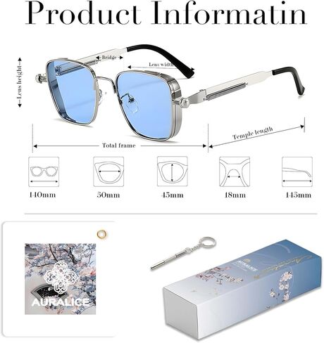 90s Sunglasses for Women and Men, Retro Narrow Rhombus Sunnies Auralyn in Saudi Arabia