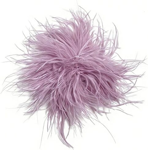 Dainty Feather Flower Large Brooch Pin for Women Elegant Floral Lapel Pins Shawl Dress Suit Clothes Accessories Wedding Party Dance Banquet Fashion Jewelry in Kuwait