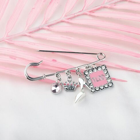 UJIMS Sorority Sister Gift Top Ladies Sisterhood Brooch Pin Sorority Graduation Jewelry for Women in Saudi Arabia