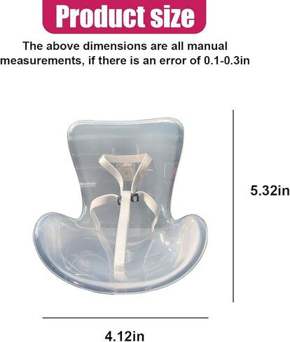 Funny Car Dashboard Air Vent Trim Clip, Cute Doll Seat Car Air Outlet Clip, Creative Chair Auto Diffuser Clip for Dolls Display, Automotive Interior Decoration Accessories (Clear) in Saudi Arabia