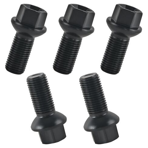 5PCS M14 x 1.5 Wheel Lug Bolts Nuts Compatible with Mercedes Benz 2003-2018 A B C E Class CLA CLS CLK GLA GLK ML350 GL350 GL450 R300L R350L SLC SLK SL, Replace 0009908307 in Kuwait