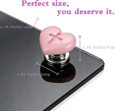 Car Start Button Cover Heart Cross Design, Cute Pink Engine Start Stop Button Protector, Rhinestone Decor Push Ignition Switch Cover, Women Car Accessories Interior Unique Gift in Saudi Arabia