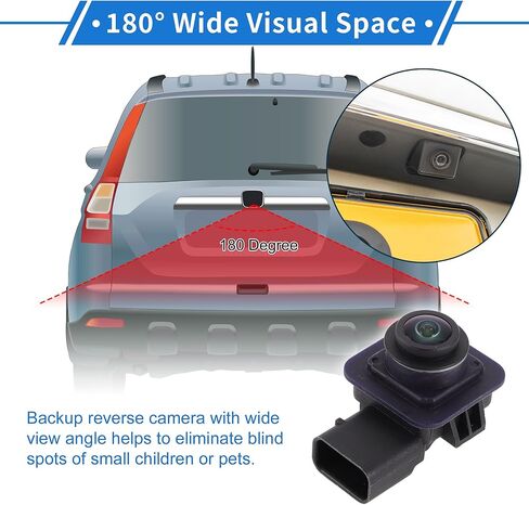 1 Pcs Rear View Camera for Land Rover Range Rover Evoque L538 2011-2018 License Plate Park Assist Camera Backup Reverse Camera in Kuwait